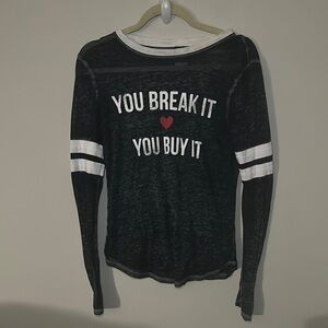 Modern Lux Black Long Sleeve Tee